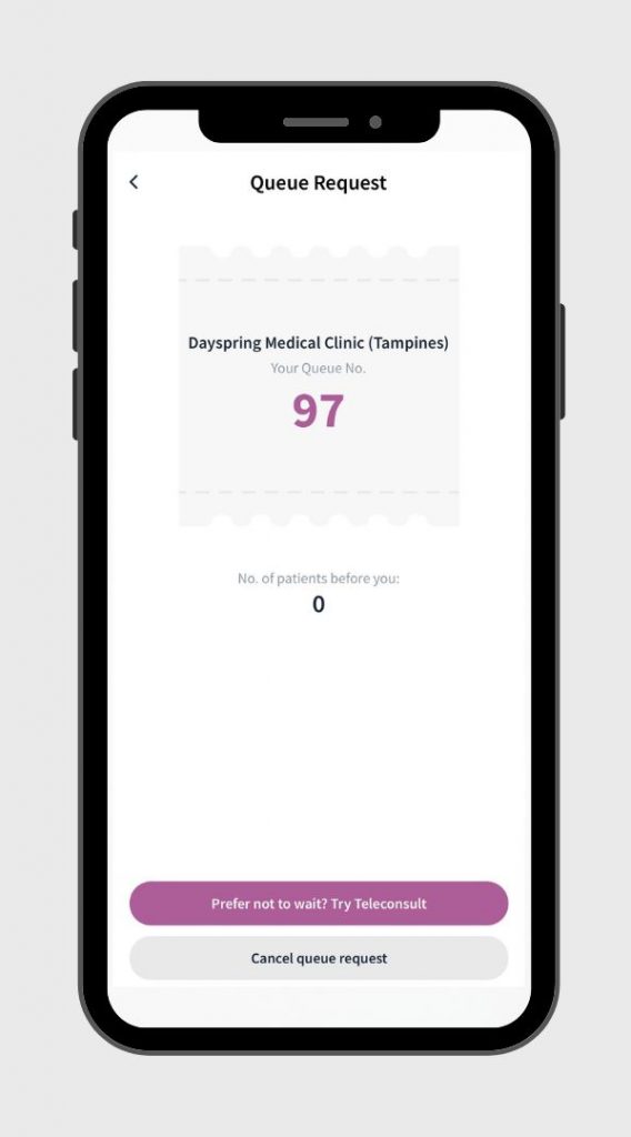 Minmed Connect App Get A Clinic Queue Number Step (4)